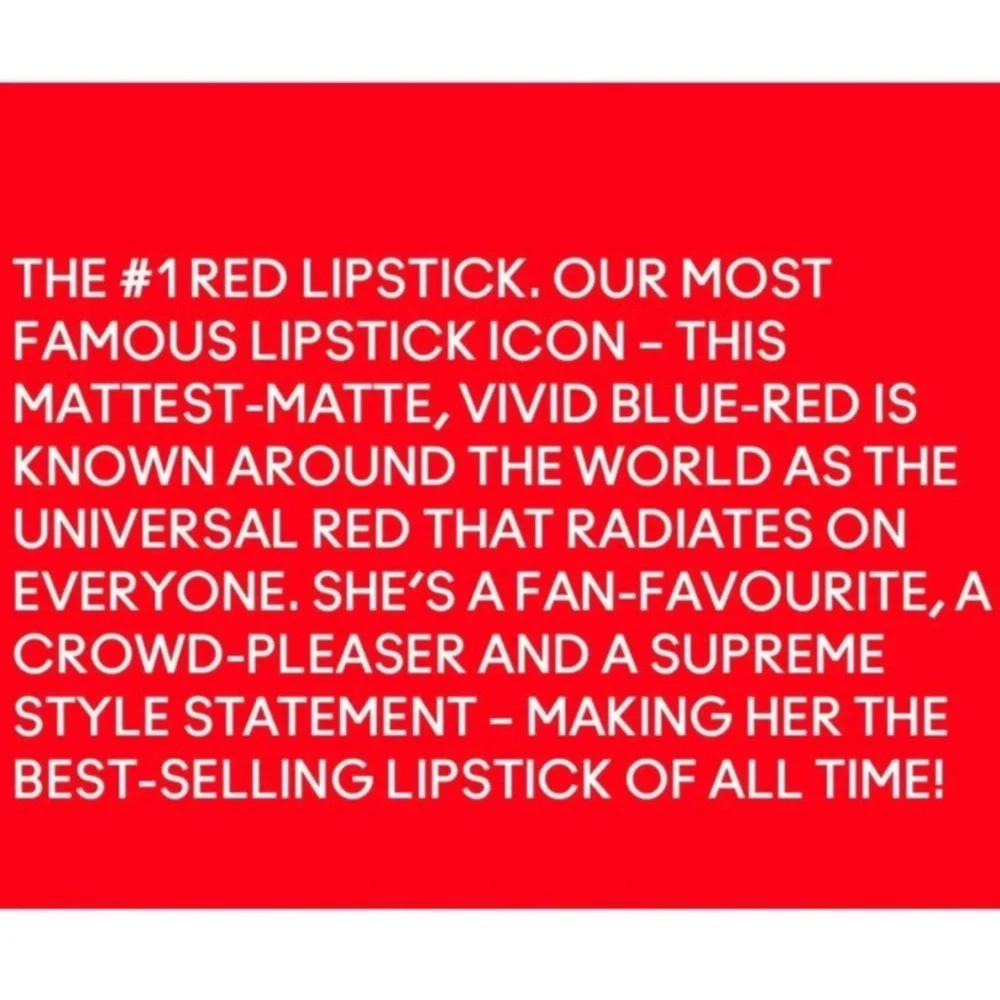 MAC Matte Lipstick Ruby Woo